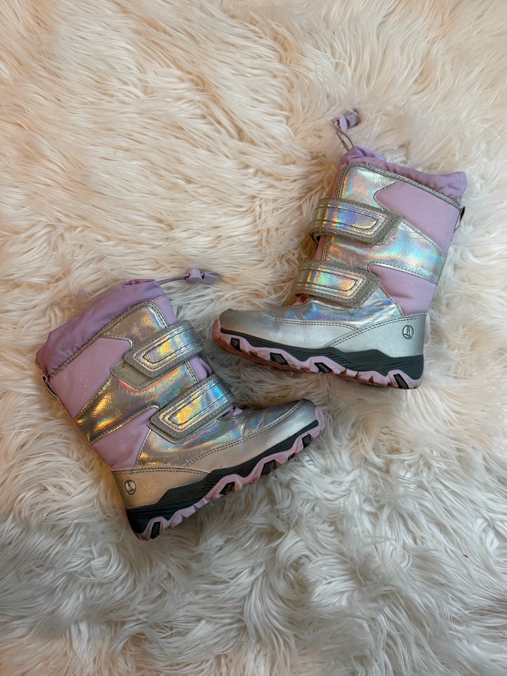 Lands’ End Girls Snow Flurry Insulated Winter Boots